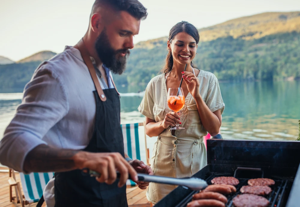 portable stainless steel barbecue grill